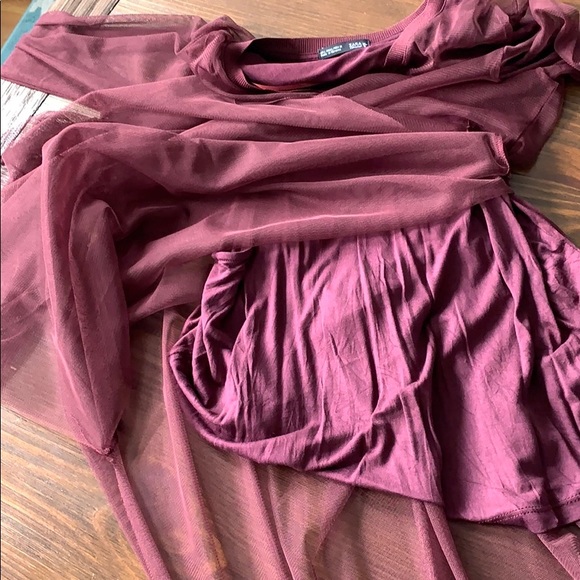 Zara sheer tunic dress - Picture 4 of 6